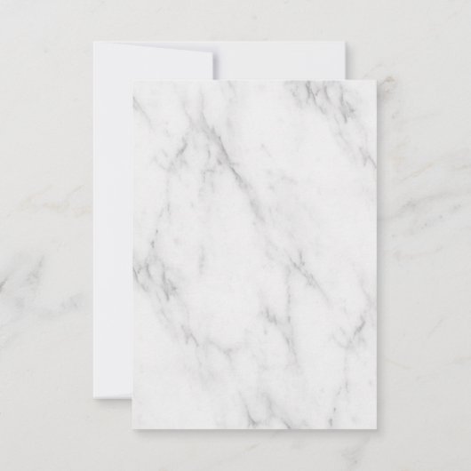 Monogramme simple élégant Mariage classique RSVP (Dos)