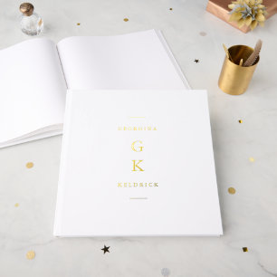 Monogramme simple et élégant Mariage personnalisé