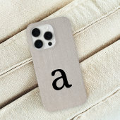 Monogramme Simple Moderne Minimaliste Aspect Lin I