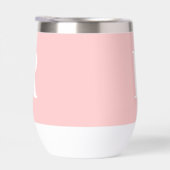Monogramme Simple Moderne Rose (Droite)