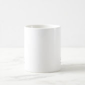 Monogramme simple Mug minimal (Centre)