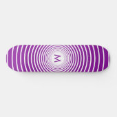 Monogramme Skateboard personnalisé Votre lettre de (Horz)