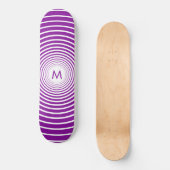 Monogramme Skateboard personnalisé Votre lettre de (Recto)