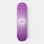 Monogramme Skateboard personnalisé Votre lettre de (Recto)