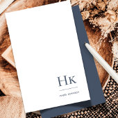 Monogramme Social Carte pour notes Professionnel M