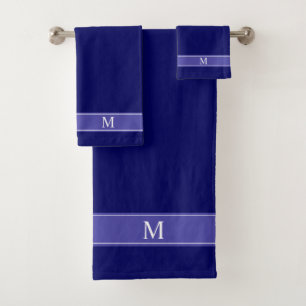Monogramme sur serviettes minimalistes de teinte b
