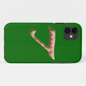 Monogramme T en Motif Rose Iphone 5 Coque (Dos (Horizontal))
