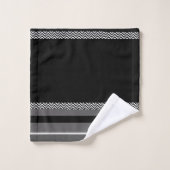 Monogramme T Noir (Gant de toilette)