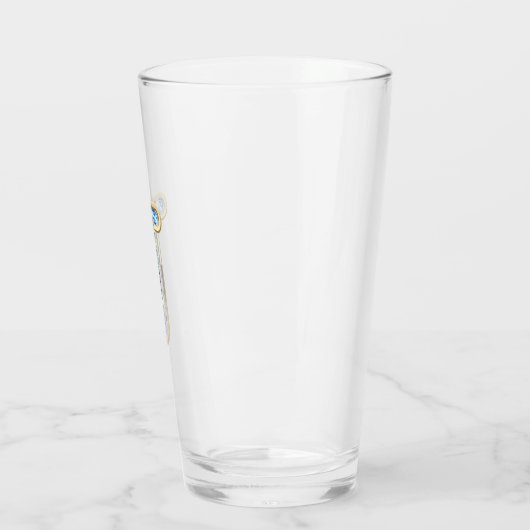 Monogramme T - Verre de 16 oz (Gauche)