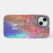 Monogramme Tendance Abstrait Acrylique (Verso Horizontal)