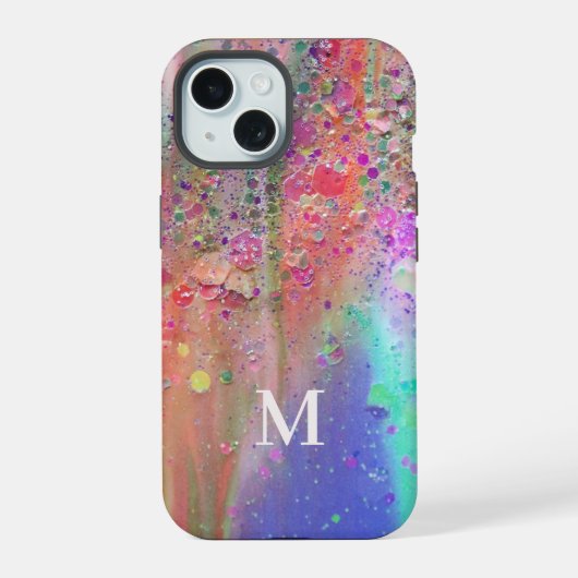 Monogramme Tendance Abstrait Acrylique (Verso)