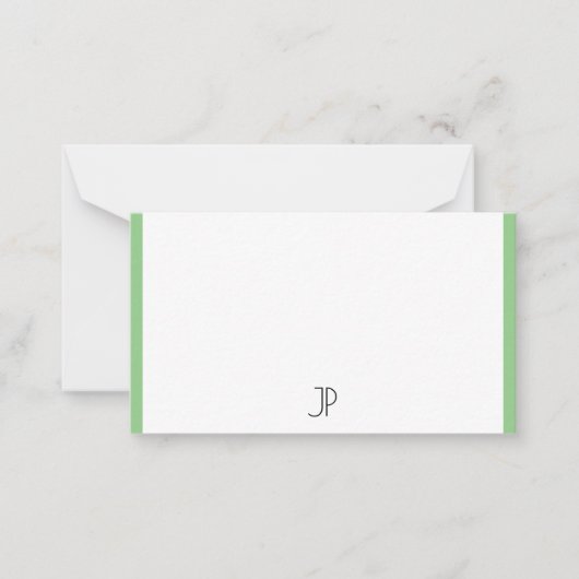 Monogramme tendance Élégant Modèle simple (Devant)