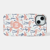 Monogramme tendance Princesse Flamingo (Verso Horizontal)