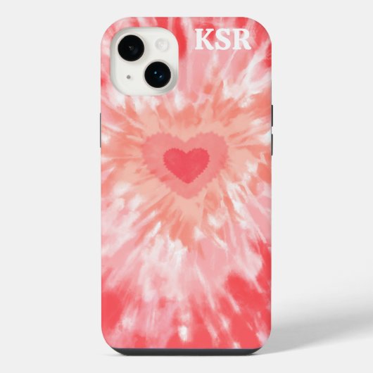 Monogramme Tie Dye Coeur  (Verso)