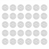 Monogramme transparent Effacer les étiquettes d'ad (Devant)