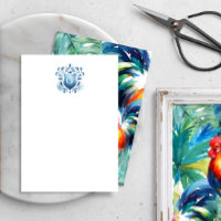 Monogramme Tropical Merci Cartes Majestic Crest