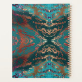 Monogramme Turquoise tendance (Dos)