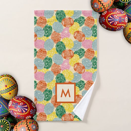 Monogramme ukrainien Pysanky décoré OEufs de Pâque