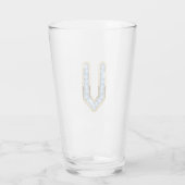 Monogramme V - Verre de 16 oz (Dos)