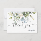 Monogramme Vert Gomme Bleue Eucalyptus Merci (Devant)