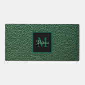 Monogramme Vert Minimaliste Nom (Recto)