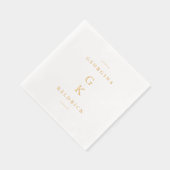Monogramme vertical moderne (Droite)