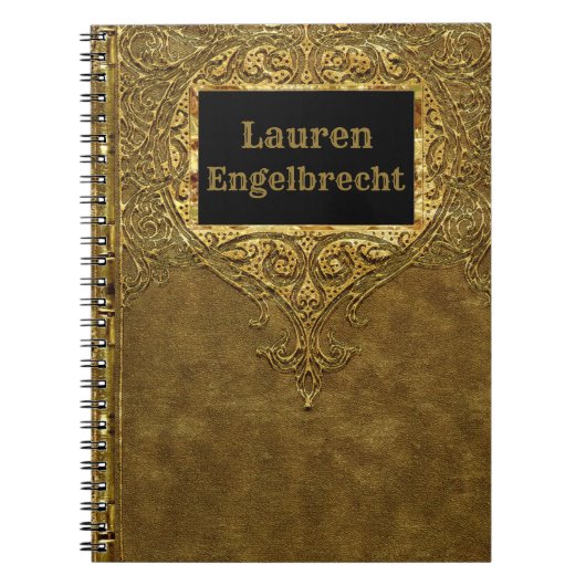 Monogramme victorien de style de vieux livre de (Devant)