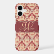 Monogramme vintage Damas