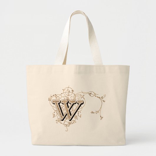 Monogramme vintage 'W' - Sac (Devant)