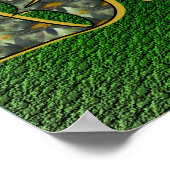 Monogramme Votre Nom Initial B Daisies Poster (Coin)