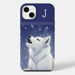 Monogramme White Wolf Howling