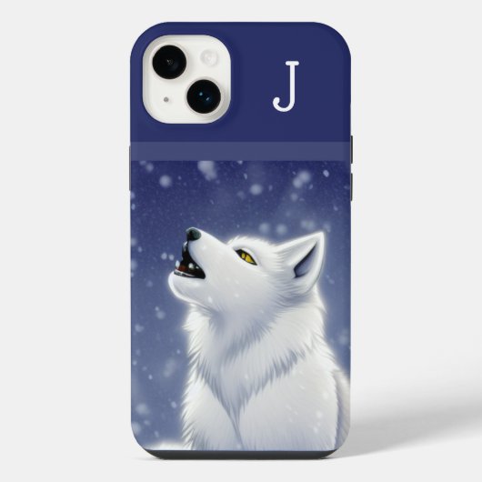 Monogramme White Wolf Howling (Verso)