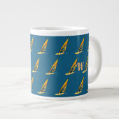 Monogramme Windsurfing Giant Coffee Mug (Devant droit)