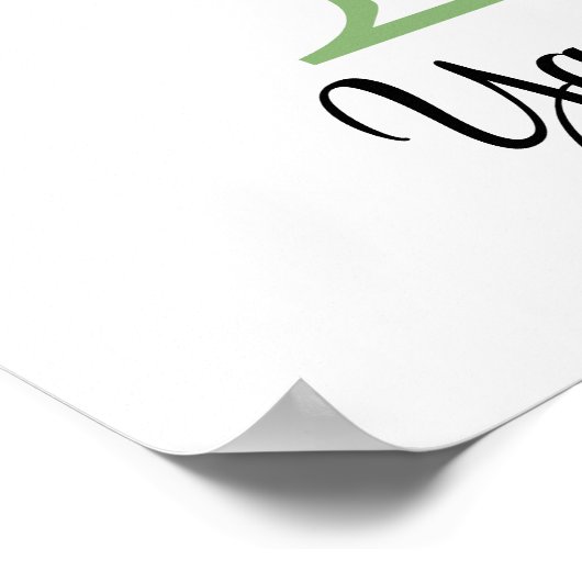 Monogramme Y Lavender Eucalyptus nursery Poster (Coin)