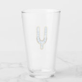 Monogramme Y - Verre de 16 oz (Dos)