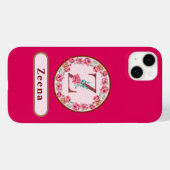 Monogramme Z Floral Coque-Mate coque iphone person (Verso (horizontal))