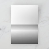 Monogrammed 25th Jubileum Silver Kaart (Binnen)