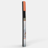 Monogrammed 5 Foto Collage Oranje Case-Mate iPhone Case (Achterkant/rechts)