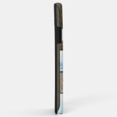 Monogrammed 7 Fotocollage op Donker Hout Case-Mate iPhone Case (Achterkant/rechts)