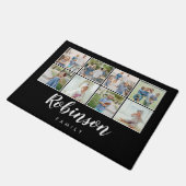 Monogrammed 8 Fotoserie Collage | Zwart Deurmat (Schuin)