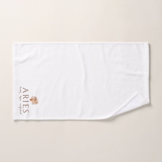 Monogrammed Aries Towel Set Bad Handdoek (Handdoek)