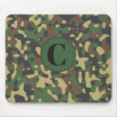 Monogrammed Army Camouflage Muismat (Voorkant)