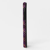 Monogrammed Art Abstract Fractal Black Fun Case-Mate iPhone Case (Achterkant/links)