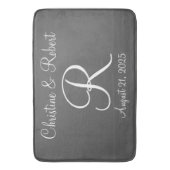 Monogrammed badmat (Voorkant Verticaal)