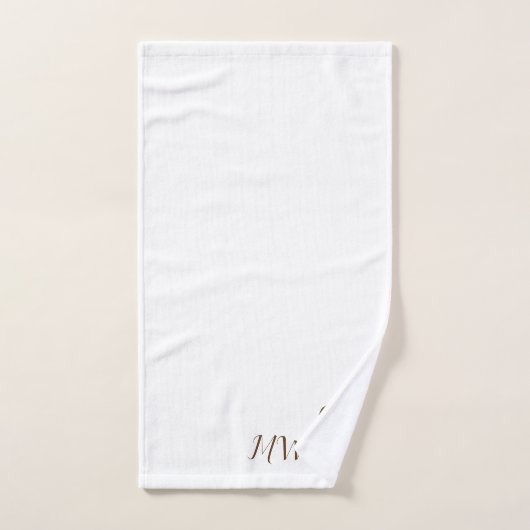 Monogrammed Beagle Dog Design Bad Handdoek (Handdoek)