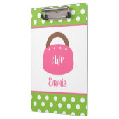 Monogrammed Bermuda Bag - Gepersonaliseerd klembor Klembord (Links)