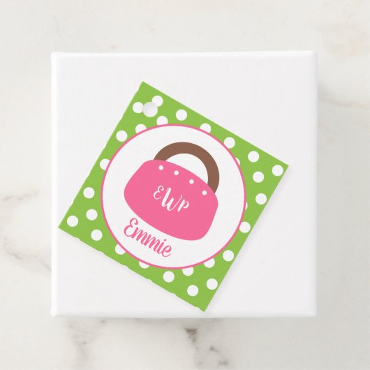 Monogrammed Bermuda Bag personalisaliseer het Labe Bedankjes Labels (In situ)