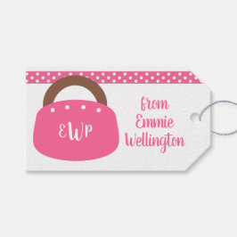 Monogrammed Bermuda Bag Personalized Gift Labels Cadeaulabel