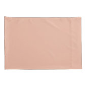 Monogrammed Blush Pink Kussensloop (Achterkant-Rechts)