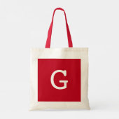Monogrammed boek liefhebbers zo veel boeken tote bag (Achterkant)